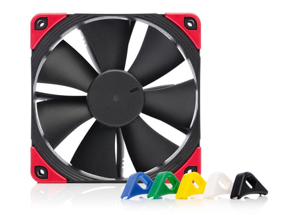 Noctua NF-F12 PWM Chromax.Black.Swap - Vooraanzicht