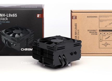 Noctua NH-L9x65 chromax.black - Verpakking met inhoud