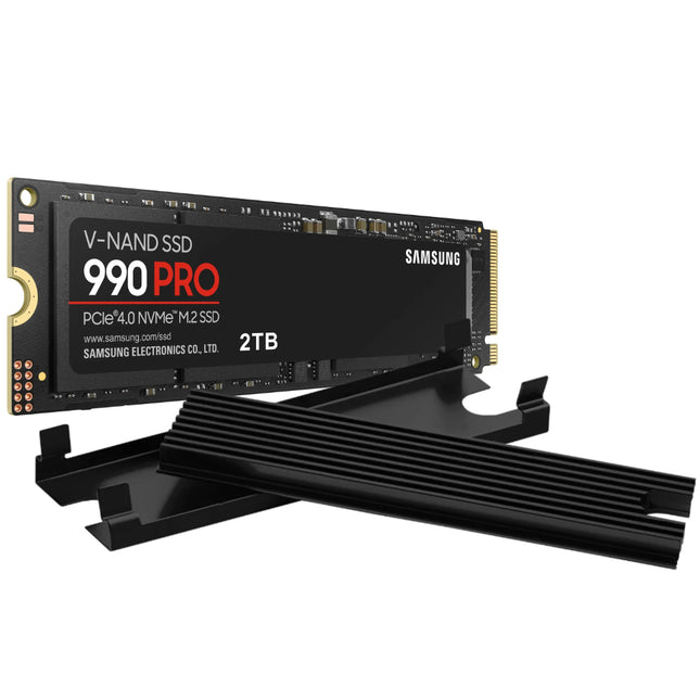 Samsung 990 PRO 2TB + Thermal Grizzly M.2 SSD-koeler Bundel
