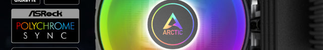 Arctic Freezer 36 A-RGB Black - P‑fans: Hoge druk en sterke ARGB‑verlichting