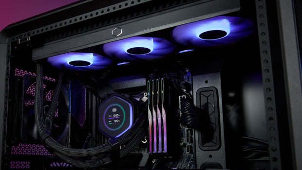 Cooler Master MasterLiquid Atmos II LCD 360 Zwart - Banner