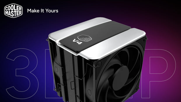 Cooler Master V4 Alpha 3DHP Black - Banner