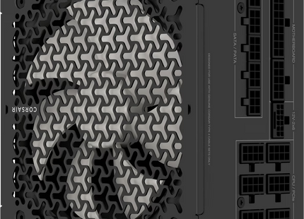 Corsair RM1000x (2024) - Staand Fan zijde voor