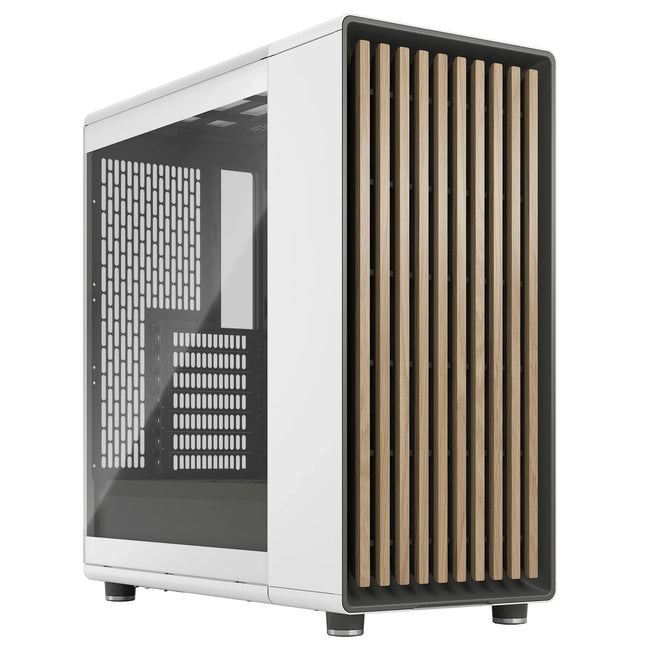 Fractal Design North Chalk White TGC - Vooraanzicht