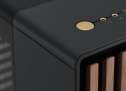 Fractal Design North Charcoal Black TGD - IO closeup