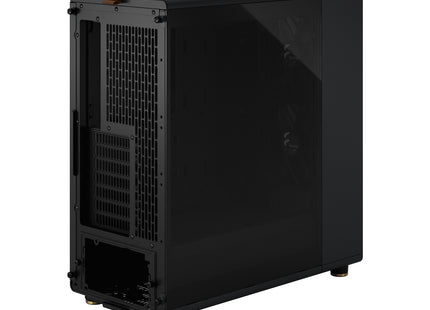 Fractal Design North Charcoal Black TGD - Links achter schuin