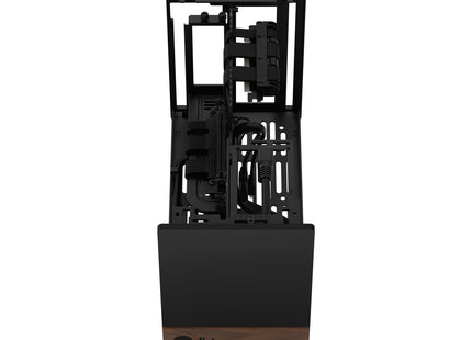 Fractal Design Terra Graphite - Voorkant boven zonder zijpanelen