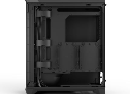 Fractal design Meshify 3 Black Solid - Linkerzijaanzicht zonder zijpaneel