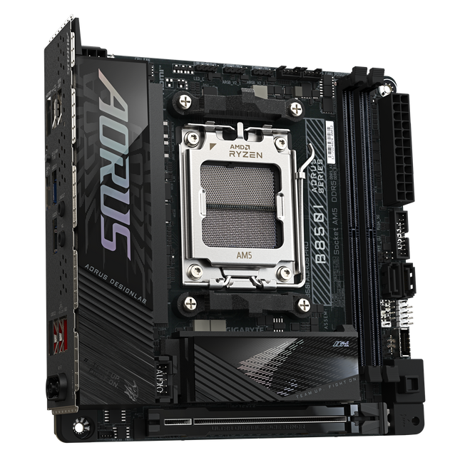 GIGABYTE B850I AORUS PRO - Vooraanzicht