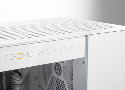 Geometric Future Model 4 King Arthur Wit - Close-up glazen zijpaneel top