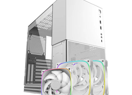 Geometric Future Model 4 King Arthur Wit (3 Fan Bundel) - Vooraanzicht