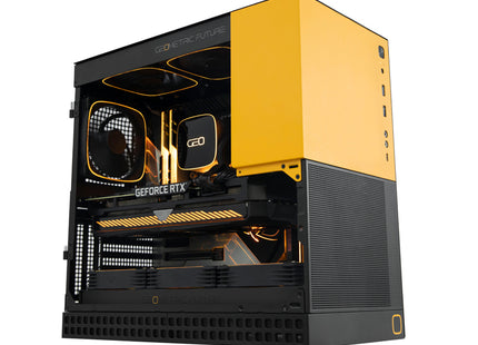 Geometric Future Model 4 King Arthur Zwart / Geel - Build geel linksvoor