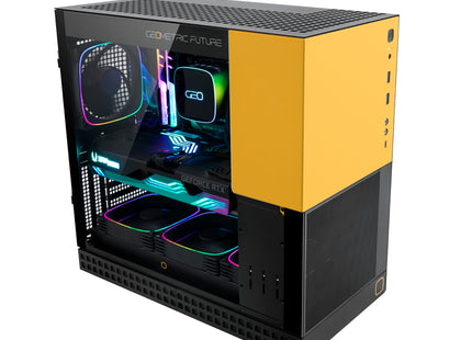 Geometric Future Model 4 King Arthur Zwart / Geel - Build linkerzijaanzicht boven