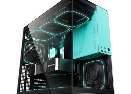 Geometric Future Model 5 (5FAN) Zwart/Blauw - Build met GPU 1