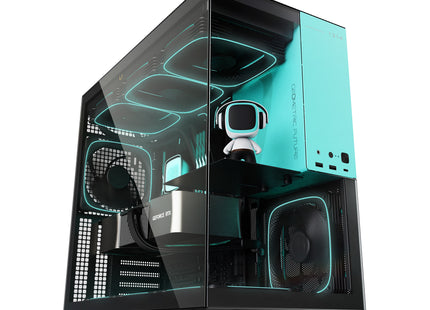 Geometric Future Model 5 (5FAN) Zwart/Blauw - Build met platform 1