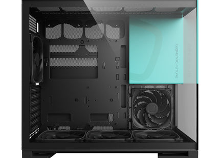 Geometric Future Model 5 (5FAN) Zwart/Blauw - Linkerzijaanzicht