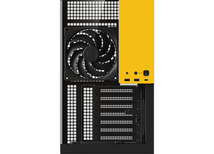 Geometric Future Model 5 (5FAN) Zwart/Geel - Frontaal