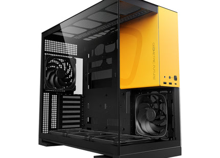 Geometric Future Model 5 (5FAN) Zwart/Geel - PC Case