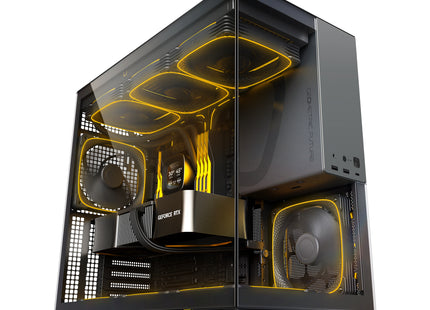 Geometric Future Model 5 (5FAN) Zwart/Grijs - Build 1