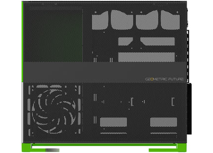 Geometric Future Model 5 (5FAN) Zwart/Groen - Rechterzijaanzicht
