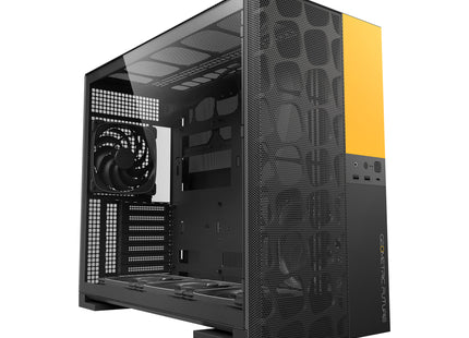 Geometric Future Model 5 Vent (5FAN) Zwart/Geel - PC Case zonder verlichting