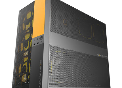 Geometric Future Model 5 Vent Zwart/Geel - Build rechterzijaanzicht