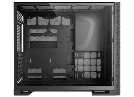 Geometric Future Model 5 Vent Zwart/Geel - Zijaanzicht
