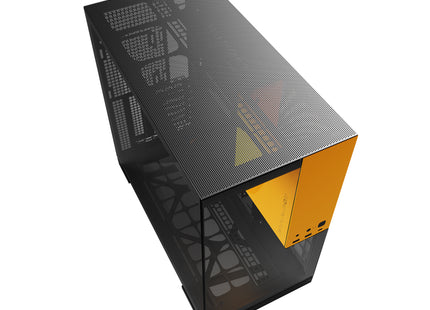 Geometric Future Model 5 Zwart/Geel - Bovenaanzicht