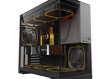 Geometric Future Model 5 Zwart/Grijs - Build VGA 2