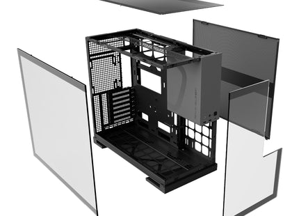 Geometric Future Model 5 Zwart/Grijs - Exploded view