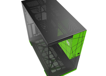 Geometric Future Model 5 Zwart/Groen - Bovenaanzicht