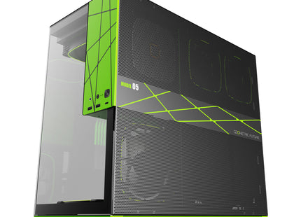 Geometric Future Model 5 Zwart/Groen - Build rechterzijaanzicht