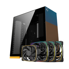 Geometric Future Model 8 Celluloid (4 Fan Bundel) - Vooraanzicht