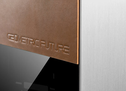 Geometric Future Model 8 CowBoy - Closeup leren zijpaneel