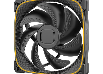 Geometric Future Squama 2503B - Fan geel