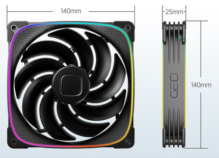 Geometric Future Squama 2503R-14B - Afmetingen