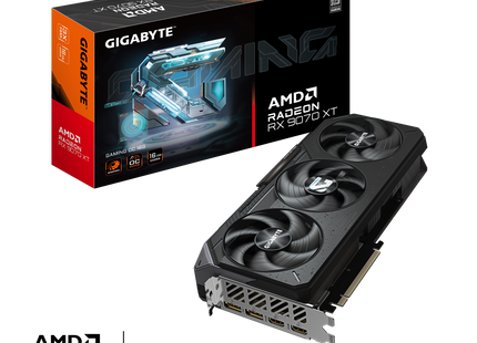 Gigabyte Radeon RX 9070 XT GAMING OC 16G - Verpakking met inhoud