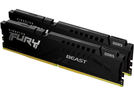 Kingston FURY Beast 16GB DDR5-6000 C30 Zwart - Vooraanzicht