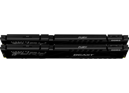 Kingston FURY Beast 32GB DDR5-6000 C30 Zwart - Bovenaanzicht