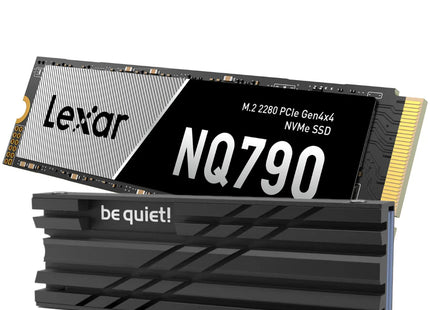 Lexar NQ790 1TB + be quiet! M.2 SSD-koeler Bundel - Vooraanzicht
