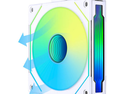 Lian Li UNI FAN SL-INF 120 ARGB Reverse Blade Wit - Fan airflow