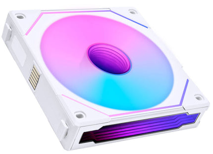 Lian Li UNI FAN SL-INF 120 ARGB Reverse Blade Wit - Vooraanzicht