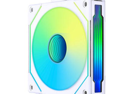 Lian Li UNI FAN SL-INF 120 ARGB Reverse Blade Wit - Zijkant fan