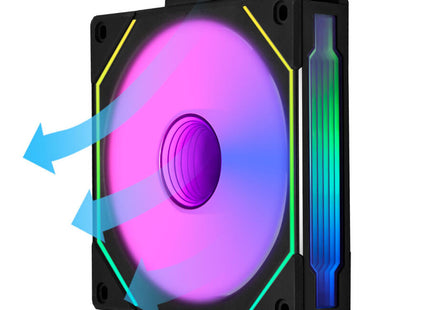 Lian Li UNI FAN SL-INF 120 ARGB Reverse Blade Zwart - Fan airflow