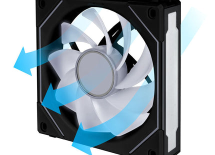 Lian Li UNI FAN SL-INF 120 ARGB Reverse Blade Zwart - Ventilator omgedraaide luchtstroom