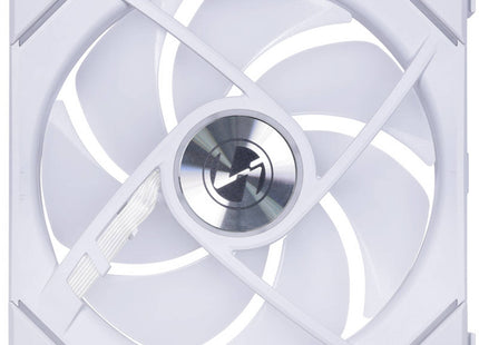 Lian Li UNI FAN SL-INF 140 ARGB Reverse Blade Wit - Fan achterkant niet draaiend