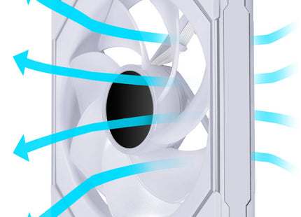 Lian Li UNI FAN SL-INF 140 ARGB Reverse Blade Wit - Fan niet draaiend Airflow