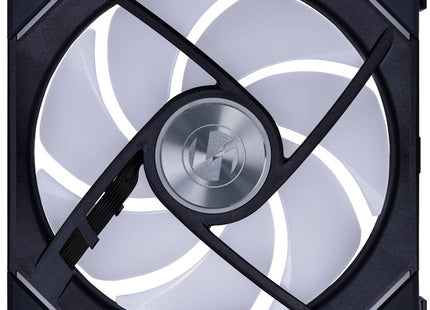 Lian Li UNI FAN SL-INF 140 ARGB Reverse Blade Zwart - Fan achterkant niet draaiend