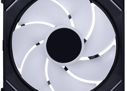 Lian Li UNI FAN SL-INF 140 ARGB Reverse Blade Zwart - Fan voorkant niet draaiend