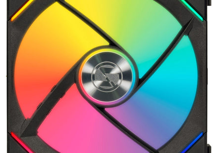 Lian Li UNI FAN SL-INF 140 ARGB Zwart - Fan draaiend achterkant